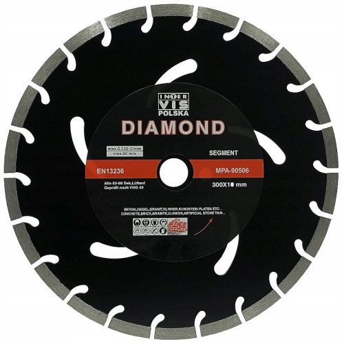  Диамантен режещ диск Inter-Vis IVSEG300PAB 300x25.4mm