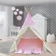 Детска палатка Alfa Tipi XL с розови възглавници