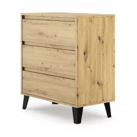   TopEshop Scandi 3S скрин с чекмеджета 70 x 39 x 78,5 см занаятчийски дъб мат