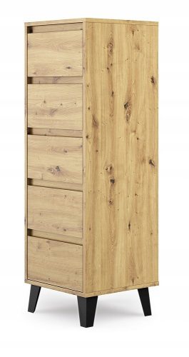  TopEshop Scandi 5S скрин 40 x 39 x 120,5 см занаятчийски дъб мат