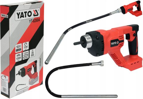 YATO ВИБРАТОР ЗА БЕТОН ВИБРАЦИОНЕН ПАПА + 18V АКУМУЛАТОРНО ТЯЛО