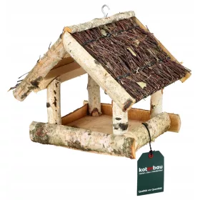    ХРАНИЛКА ЗА ПТИЦИ, КЪЩА, ДЪРВЕНА КЪЩА, 255ММ