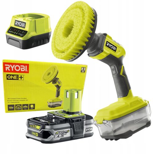 Електрическа акумулаторна четка Ryobi + комплект електрически инструменти Ryobi RC18120-125 3 части