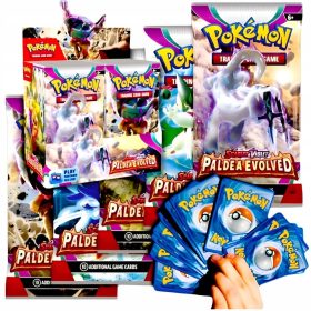    POKEMON CARDS MEGA BOX 360 КОЛЕКЦИОНЕРСКИ КАРТИ PALDEA EVOLVED