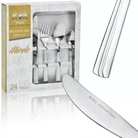   Комплект прибори за хранене - Karl Hausmann Nicole комплект прибори 24 бр.