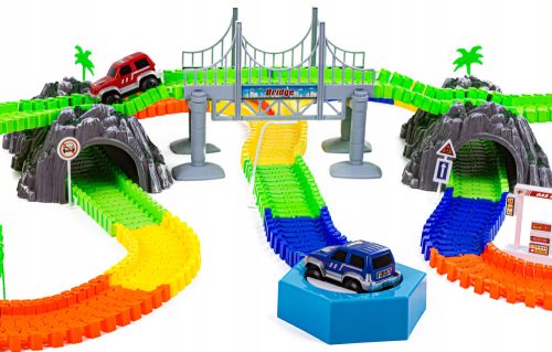  Creative CAR TRACK за деца Коли Коли Препятствия Мостове Тунел