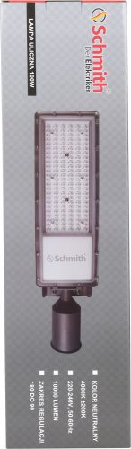  Улична лампа Schmith 100 W 10000 lm с мрежово захранване