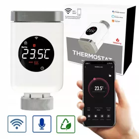   Tuya WiFi термостатична глава, SMART Termotiq радиаторен термостат