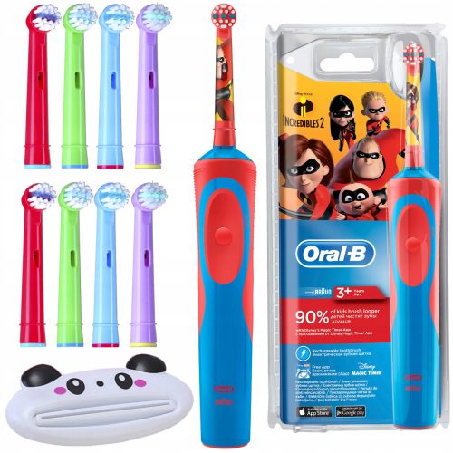  Комплект електрическа четка за зъби Oral-B Vitality D12 Incredibles за деца