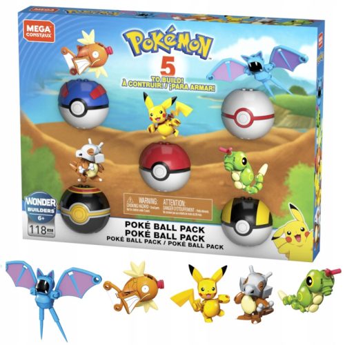  Mega Bloks Pokemon Blocks Фигури за изграждане комплект