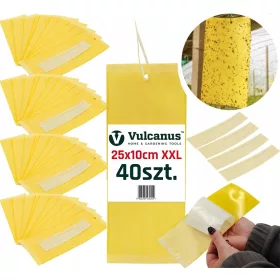    ЖЪЛТ ПЛЪЗГАЧ ЗА ОРАНЖЕРИЯ ЗА ВРЕДИТЕЛИ 40БР XXL