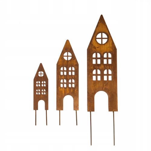  КЪЩИ STICK STICK RUST CORTEN EFFECT КОМПЛЕКТ 3 ЧАСТИ