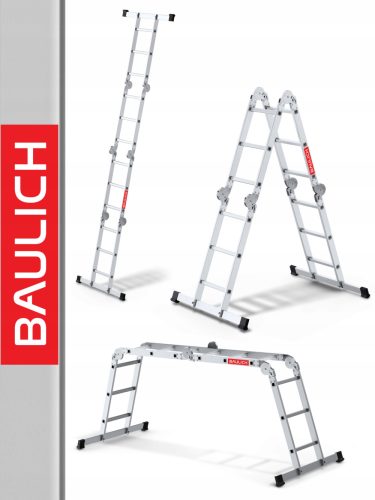 Стълба Baulich 4,34 м алуминий 1 х 12 до 150 кг