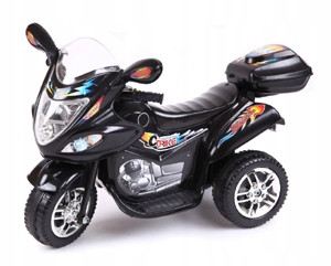  Черен мотоциклет Joy4kids