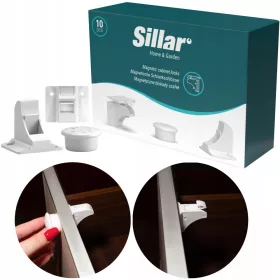    Невидими магнитни брави за чекмеджета Sillar - 10 бр