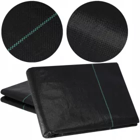   Агротекстил - Селскостопанска тъкан за мулчиране (против плевели) Springos черен 320 x 1000 cm 70 g/m²