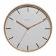 Часа - Стенен часовник Nextime, мед, 1 см