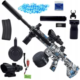    Пушка Skleplolki M416 GREAT RIFLE 2 IN 1 + Книга със стикери, комикс Sklep_lolki