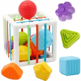    ГЪВКАВ СЕНЗОРЕН КУБ СОРТЕР КВАДРАТНА ГУМИЧКА