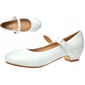    Причастие ОБУВКИ Малък ток PAINT WHITE детски обувки екологична кожа 35 номер