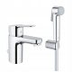 Подов кран за мивка Grohe Bauedge хром