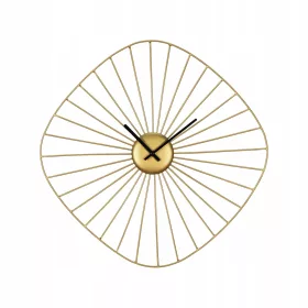   Часа - Жив стенен часовник Eglo черен, златен 50см