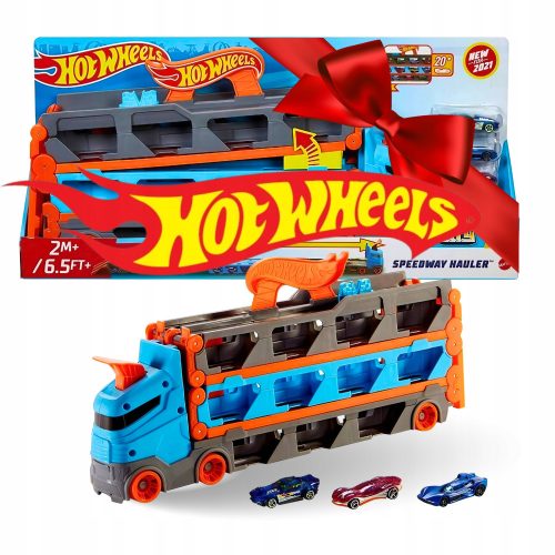  HOT WHEELS RACE TRACK TRANSPORTER 2in1 МУЛТИФУНКЦИОНАЛЕН ПОДАРЪК MATTEL