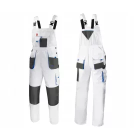   ЗДРАВ работен панталон, ПАНТАЛОН ЗА РИСУВАНЕ Класически БЯЛ, ПОДСИЛЕН