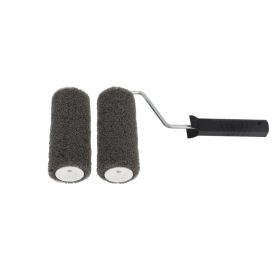   Комплект 2 х 18см ролка за мазилка ZEBRA + държач / дръжка за 18см ролка