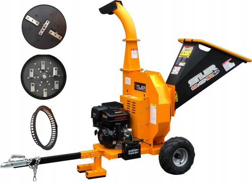 Дробилка за клони - БЕНЗИНОВ ГОРИВЕН ЧИПЪР, ДРОБИЛКА ЗА КЛОНИ 15 HP 420 CC, ДИСК 22 ФЛАМЕРА