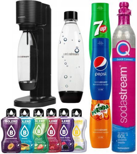  SODASTREAM ГАЗИРАНА ВОДА САТУРАТОР SODA STREAM КОМПЛЕКТ ЗА ГАЗИРАНА ВОДА