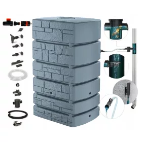   Резервоар за събиране на дъждовна вода - Резервоар за дъждовна вода 500 л 130 х 58,3 см