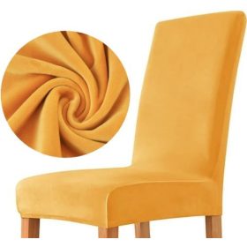   Капак за мебели - Калъф за стол Domidekor, горчица