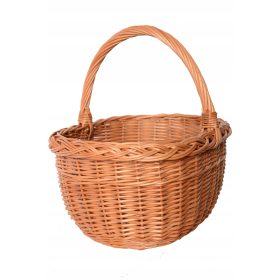   Кошница - Кафява плетена кошница 1 бр.