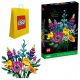  LEGO ICONS 10313 Букет от диви цветя + LEGO 6315792 VP ХАРТИЕНА ЧАНТА СРЕДНА M 34X41X10 TE