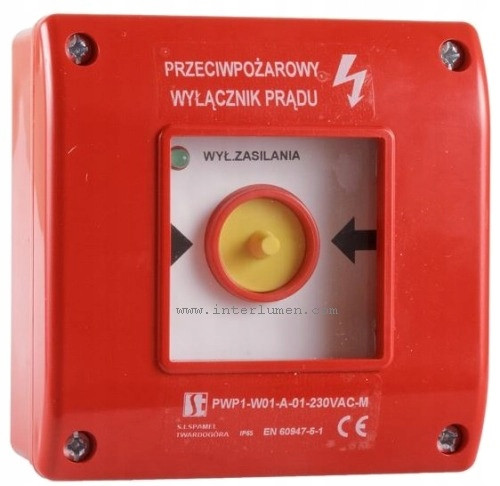  Ръчен пожароизвестителен ключ PWP1 -W01-A-/11-230 Spamel