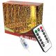 LED ЛАМПИ 3x3 КОЛЕДНА СВЕТЛИНА ЗА ПРОЗОРЕЦ ТОПЛО БЯЛО USB + ДИСТАНЦИОННО УПРАВЛЕНИЕ