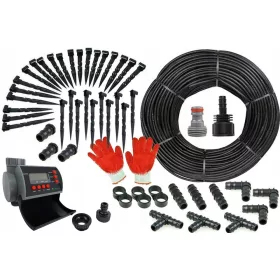   Части за градински машини - Капкова линия 50м + 36 аксесоара + контролер