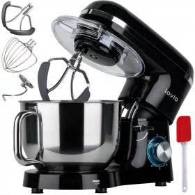    Кухненски робот LOVIO Кухненски робот ChefAssistant планетарен миксер 3000 W черен