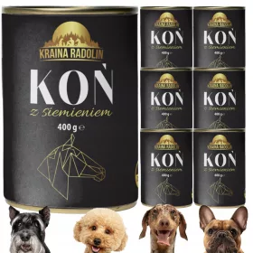    Крайна Радолин мокра храна конско месо ленено семе 40