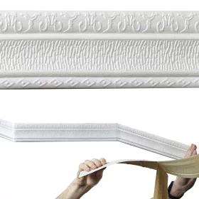   Domzpanel лента 8 x 80, дължина 225см, бяла