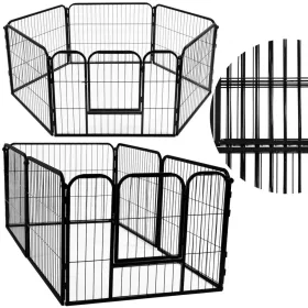    Метална клетка Springos за голямо куче 83 x 0 x 60 см