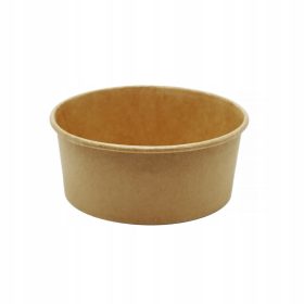   Съдове за еднократна употреба - KRAFT хартиен съд за купа Bowl 750 ml 149 mm - 50 бр.