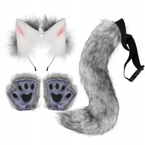  Комплект реквизити за косплей Fox Ears Tail,