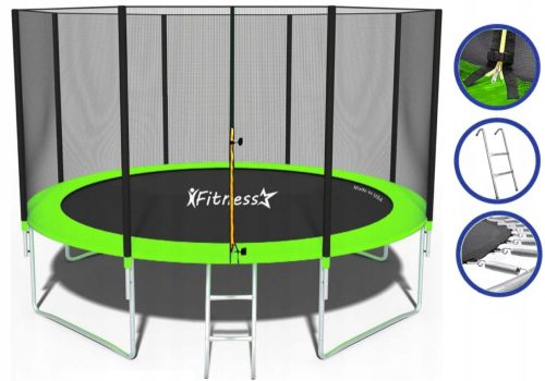 Батут с мрежа Fitness Star 374 cm FT 12 (365-374 cm)