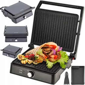    Гофретник Lovio Електрическа контактна скара LVEG001BK 2200 W черна