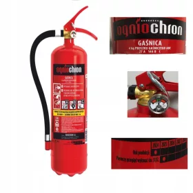   Прахов пожарогасител Ogniochron GP-4x ABC/MP 6.8 кг