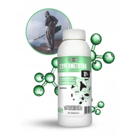    Течност против хлебарки, кърлежи, комари, молци, мравки, мухи, оси, паяци, бълхи, дървеници, сребристи рибки Strong 1 кг 1000 мл