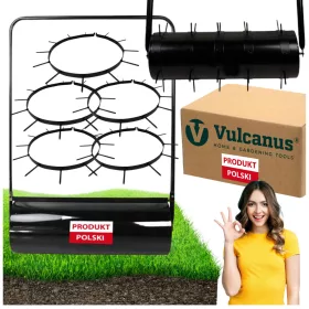    ГОЛЯМ ГРАДИНСКИ ВАЛЯК ЗА ТРЕВА + 5x шипове за аериране