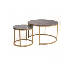    Сигнална пейка, BENCHES, кръгла, 80 x 80 x 48 см, черна